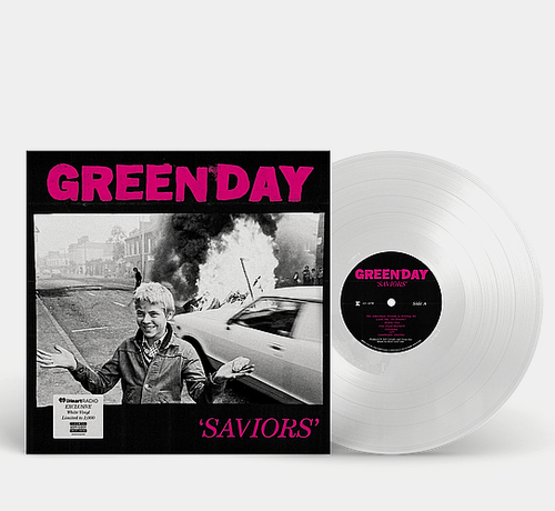Green Day "Saviors" Exclusive iHeart Radio WHITE Colored Vinyl LP 1/1,000 New - Picture 1 of 8