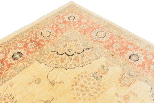 Afghan Ferahan Brick Manufacture 300x400 Carpet Hand Knotted Beige Oriental - Picture 6 of 11