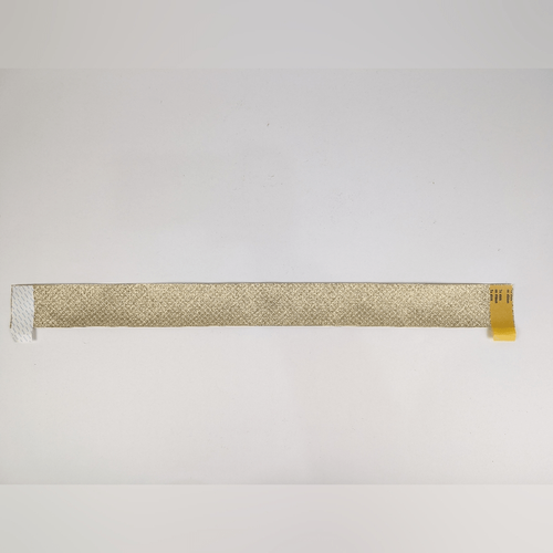 Lot Of 5 CHANEL Gold/White Box Gift Ribbon w/ Taped Ends - 2 1/4 in thick Luxury - Picture 4 of 9