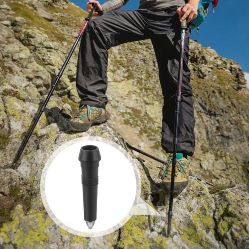 Amortiguador puntas de bastón para bastones de trekking escalada de montaña reemplazar ancianos - Imagen 8 de 12