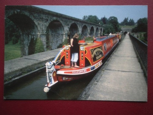 POSTKARTE SEGELSCHIFFE RUSHBROOKE SCHMALBOOTE - HOTELBOOTE 'BRACKLEY' & 'ELL