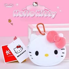 Sanrio Authorized Hello Kitty Plush Kawaii y2k Cutesy Coin Purse Wallet Pouch
