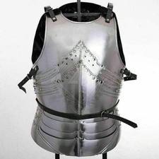 Medieval Knight LARP Gothic Steel Cuirass Battle Breast-Plate Armor Jacket