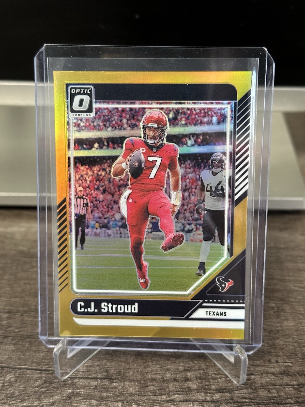 2024 Donruss Optic CJ Stroud GOLD Prizm 4/10  #76 Houston Texans ⭐️