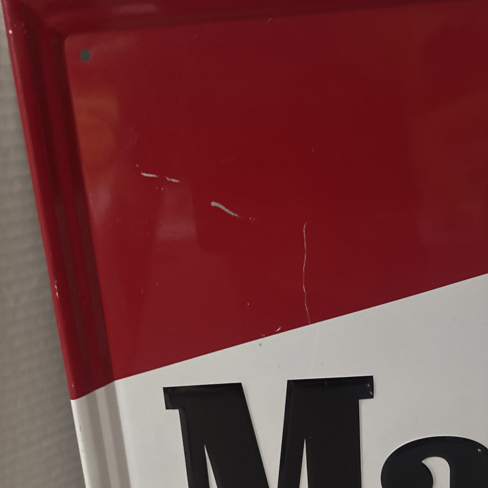 RARE Vintage Marlboro Metal Sign 1995 (23.5"x15.5") Phillip Morris 