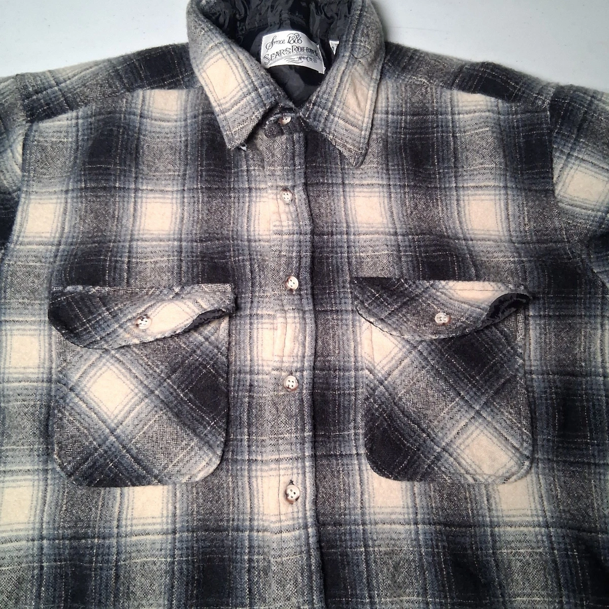 Sears Button-Up Casual Button-Down Shirts for Men for sale | eBay