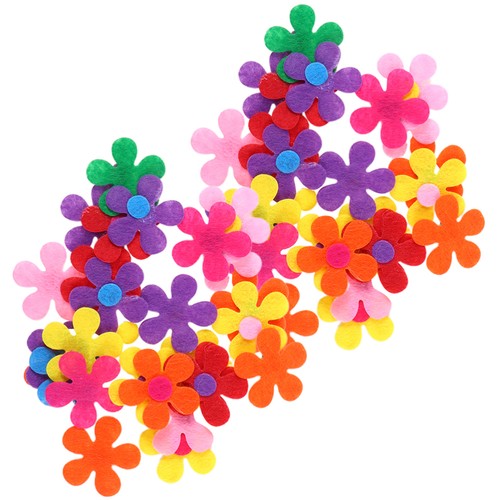80 Pcs Nonwoven Material Non-woven Felt Craft Kits Fabric Child DIY Chips - Foto 3 di 11