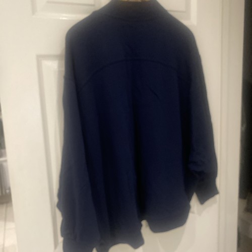 Cardigan Cora Sweaty Betty oversize pipistrello cotone biologico taglia small blu navy - Foto 4 di 6
