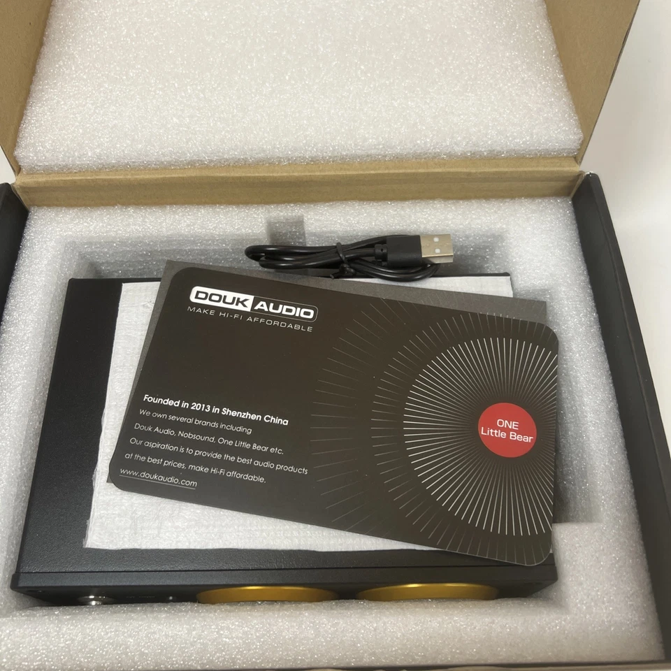 Douk Audio L3 3 Channel Stereo Loop Switcher w/VU Meter RCA Selector BOX Preamp - Image 2 of 3