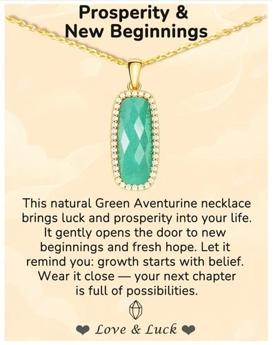 Natural Gemstone New Beginnings Birthday Graduation Gifts - product listing photo