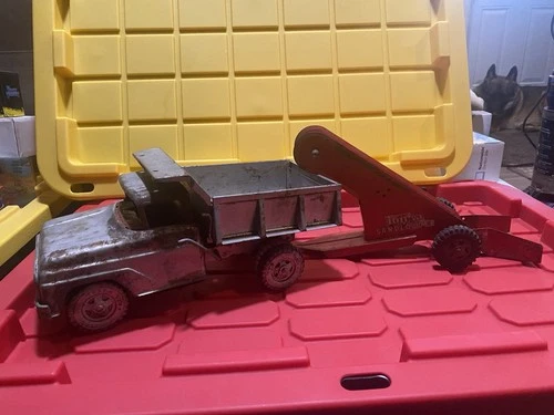 Tonka Dump Truck with Sand Loader Pressed Steel Vintage