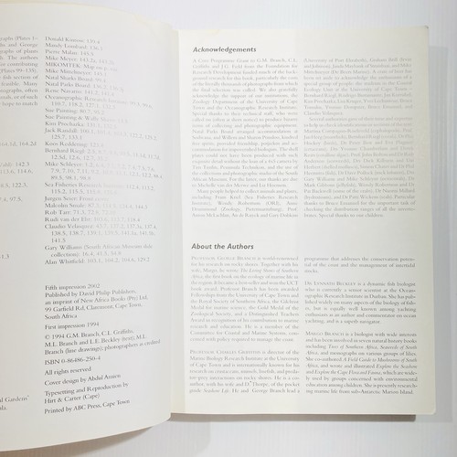Two Oceans Field Guide to the Marine Life of Southern Africa Book Branch revisado - Imagen 4 de 13