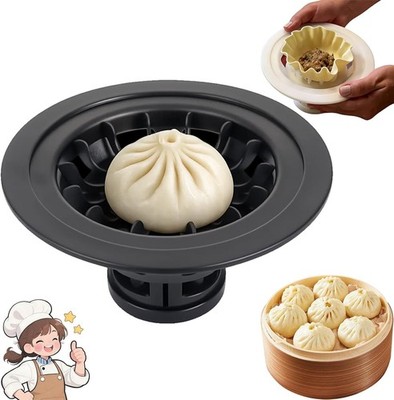 7.1 Inch Flower Shaped Bun & Dumpling Machine, Bao Bun Maker & Baozi Mold