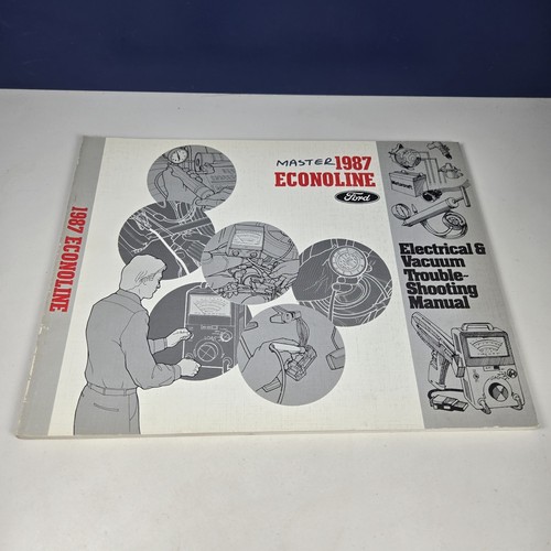 Original 1987 Ford Econoline Wiring Diagrams EVTM Manual 87 Electrical Vacuum