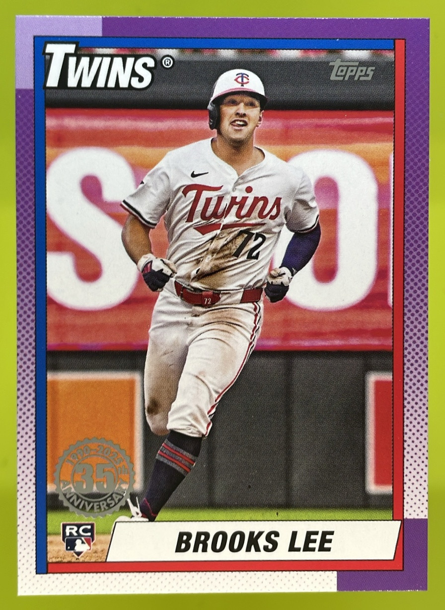 2025 Topps Brooks Lee 1990 Topps Baseball 35th Anniversary 2025 Topps Brooks Lee 1990 Topps Baseball 35th Anniversary