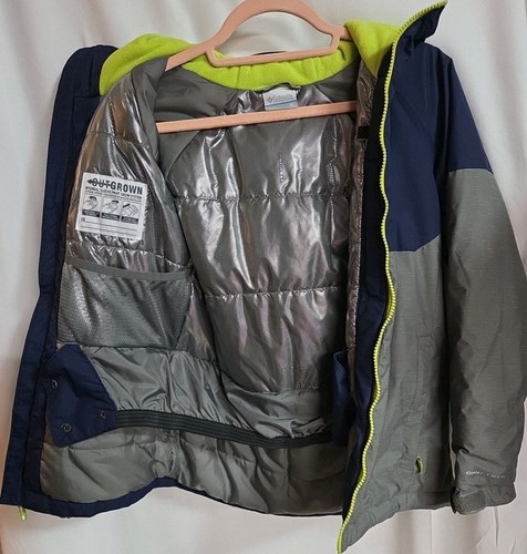 Columbia Alpine Action II Outgrow Jacket Boys M Omni-Tech Youth Winter EUC - Picture 5 of 5