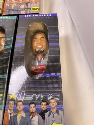 2001 Collectible Best Buy NSYNC Bobblehead Lot - COMPLETE SET! Justin Timberlake - Bild 2 von 6