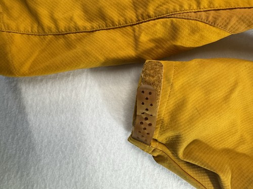 Patagonia dimension jacket Yellow Gold Mens M *upper Zipper Broken, Worn - Picture 13 of 14
