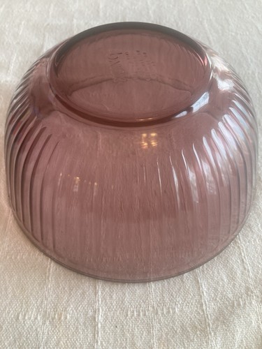Pyrex Juego de 4 cuencos mezcladores acanalados de vidrio de arándano púrpura - Imagen 6 de 16