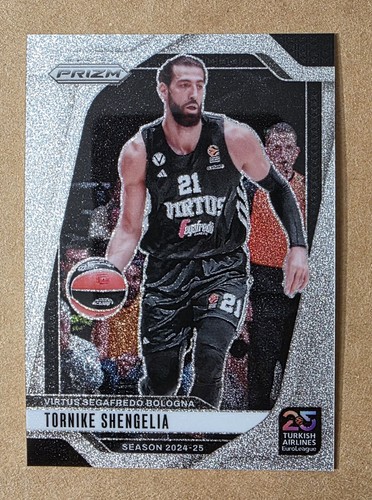 2024-25 Panini Prizm Euroleague Tornike Shengelia #156 Glitter Prizm Bologna
