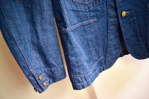 Ralph Lauren RRL Indigo Denim Sommer Blazer Sport Mantel M Made Cotton - Bild 6 von 7