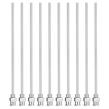 10pcs Dispensing Needle 14G 4" Stainless Steel Blunt Tip for Refilling Glue