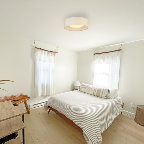 Eglo 204719A Orme 13"W LED Flush Mount Drum Ceiling Fixture - White - Picture 3 of 4