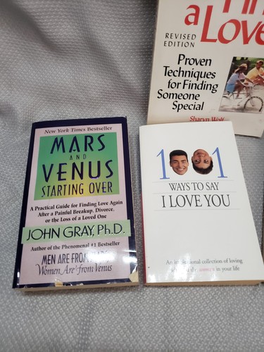 Lot for 4 Love and finding it self help books Mars Venus Lover + PB (D25) - Imagen 2 de 4