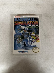 #838 Baseball Simulator 1000 (Nintendo NES) CIB Complete In Box TESTED & WORKING