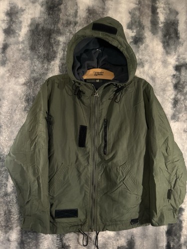 Vintage Jnco Windbreaker Jacket Green Made In USA Mens Medium 572 - Picture 1 of 8