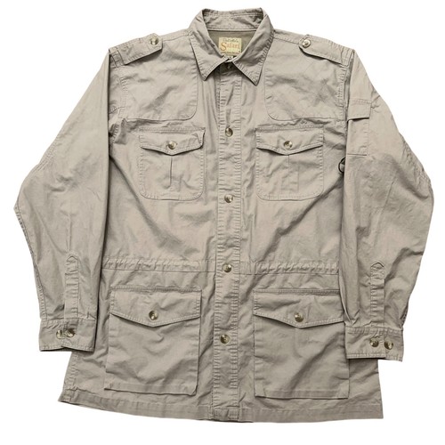 Cabela's Chore Jacket Mens M Safari Series Utility Field Hunting Fishing Beige - Picture 1 of 6