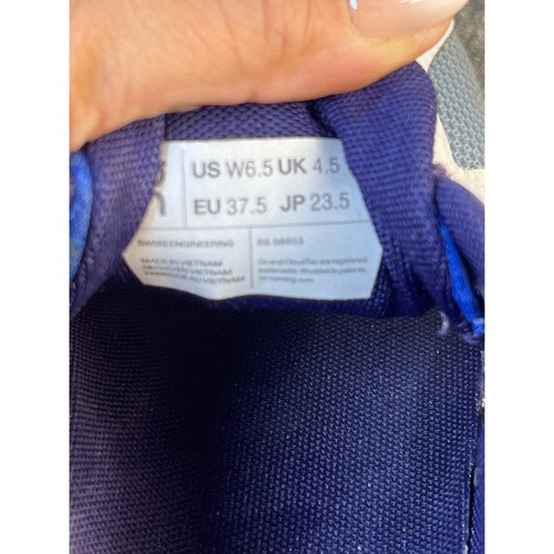 On Cloud Damen 6,5 Laufschuhe blau grau weiß CloudTec Dämpfung - Bild 8 von 10