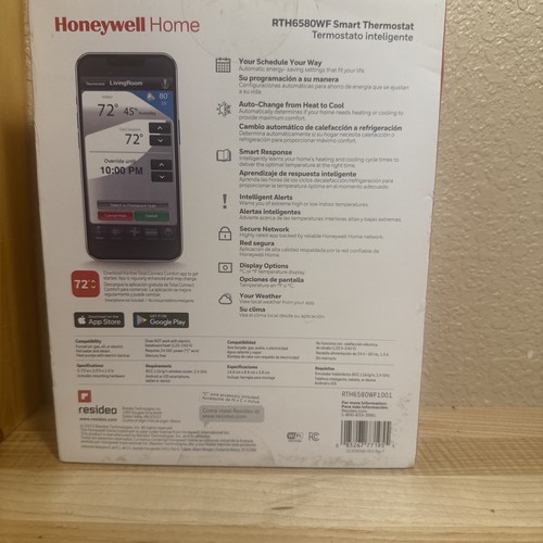 Honeywell Wi-Fi 7-Day Programmable Thermostat (RTH6580WF) - Picture 4 of 4