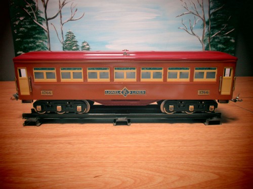 MTH CALIBRE ESTÁNDAR LIONEL LÍNEAS COCHE DE PASAJEROS # 1766 O.B. C-8. - Imagen 7 de 9