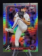 2025 Topps Chrome - Spencer Strider - Prism Refractor #46 Atlanta Braves