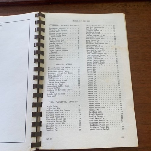 Colefax Louisiana Pecan Festival Cook Book Spiral Cajun Creole 1981 Vintage - Picture 12 of 17
