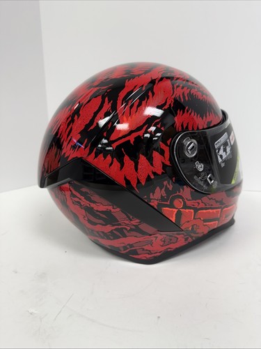 Icon Airform Lycan Helmet Red Medium - Picture 6 of 11