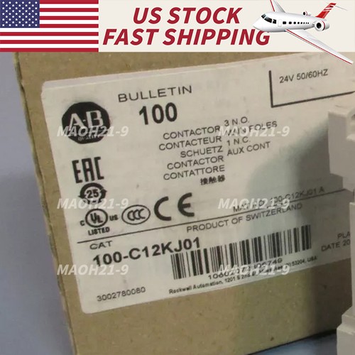 Contactor Rockwell 100-C12KJ01 24VAC Nuevo Sellado Allen-Bradley Envío Gratis - Imagen 1 de 3