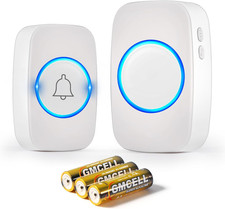 Campanello Senza Fili Da Esterno Impermeabile IP44, Campanello Wireless Con Ragg