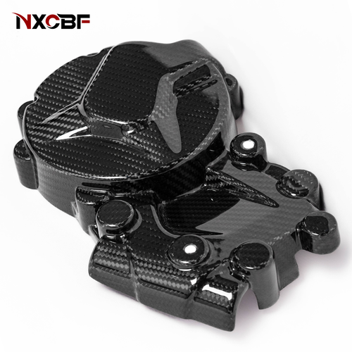 2015-2019 BMW S1000XR 100% Caron Fiber Left Side Engine Alternator Cover - Picture 2 of 8
