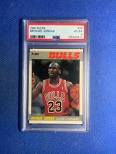 1987 FLEER #59 MICHAEL JORDAN PSA 4