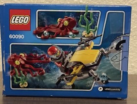 LEGO 60090 CITY: Deep Sea Scuba Scooter  100% Complete + Box EUC!!