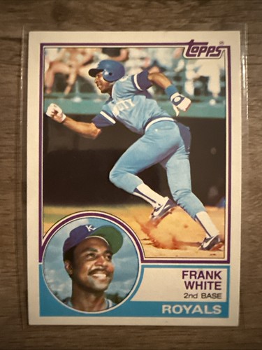 1983 Topps - Frank White #525  Kansas City Royals                            (M) - Picture 1 of 2