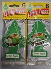 Little Trees Green Apple Hanging Air Freshener for Car 24 Pack!