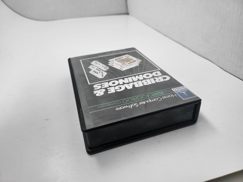 CRIBBAGE & DOMINOES CASSETTE GAME FOR ATARI 400 & 800 COMMODORE CIB #G11 - Picture 5 of 9