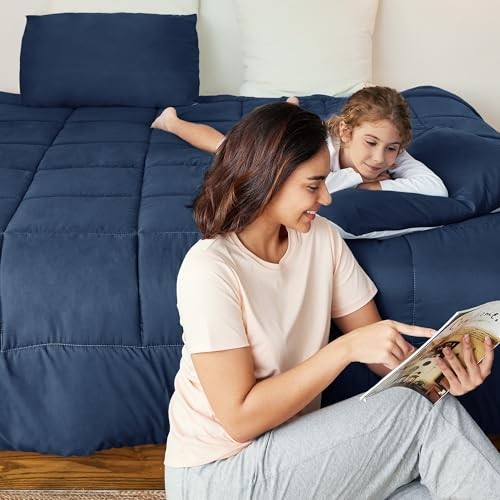 Lightweight Reversible 2-Piece Comforter Set All Seasons, Down Alternative  - Bild 5 von 6