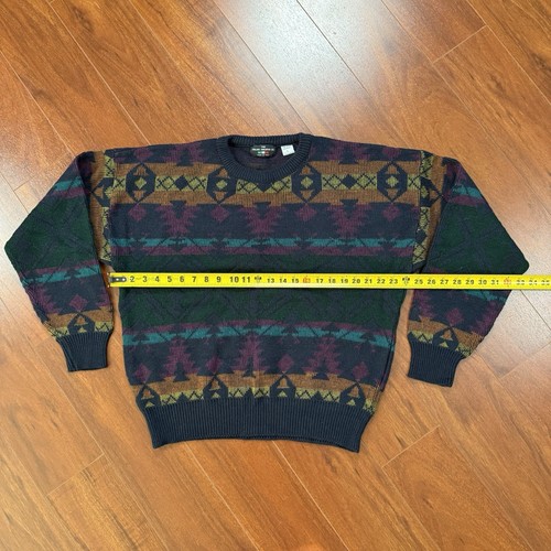 Suéter Italiano Co Hombres Vintage Años 90 Suéter Tejido Talla Grande Acrílico/Lana - Imagen 4 de 9
