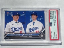 Shohei Ohtani Yoshinobu Yamamoto 2023 Topps Now OS26 PSA 10 Gem Mint MLB Card