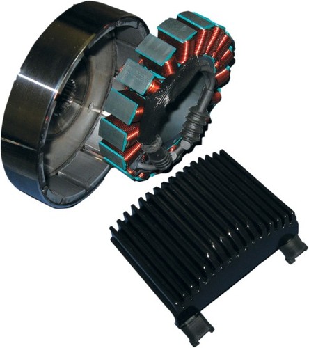 Cycle Electric Inc. 3-Phase 50 AMP Charging Kit for 2012-2014 Harley Dyna CE-87T - Picture 2 of 5