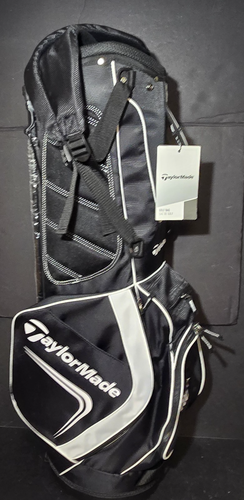 Borsa da golf TaylorMade TM16 supporto personalizzato 4.0 nero/bianco 4 vie 6 tasche logo FEDEX - Foto 6 di 20